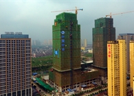 武汉市汉阳新城阳光项目超高层塔楼顺利封顶