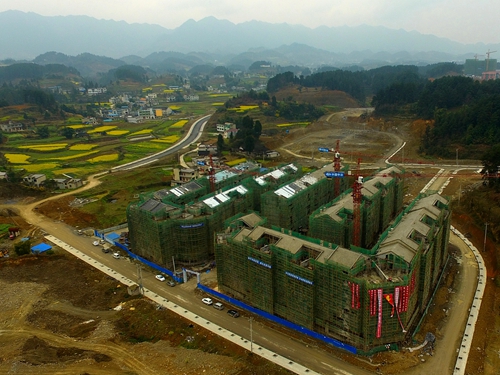 仁怀南部新城项目加紧施工中